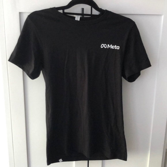 NWOT Meta facebook Classic T-Shirt Size S Black